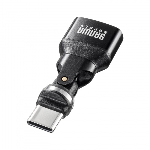 USB A to C �ϊ��A�_�v�^ 540����] �㉺���E �S�����Ή� L�� L�^ �R�l�N�^ USB2.0 Type-C�I�X-USB A���X �����ϊ� �u���b�N