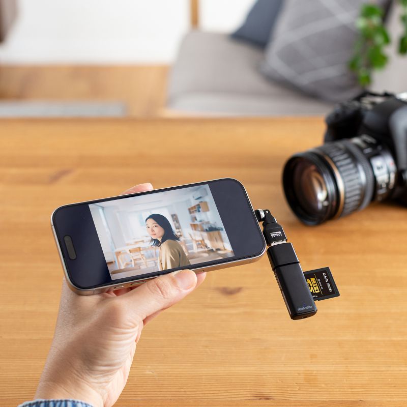 USB A to C �ϊ��A�_�v�^ 540����] �㉺���E �S�����Ή� L�� L�^ �R�l�N�^ USB2.0 Type-C�I�X-USB A���X �����ϊ� �u���b�N