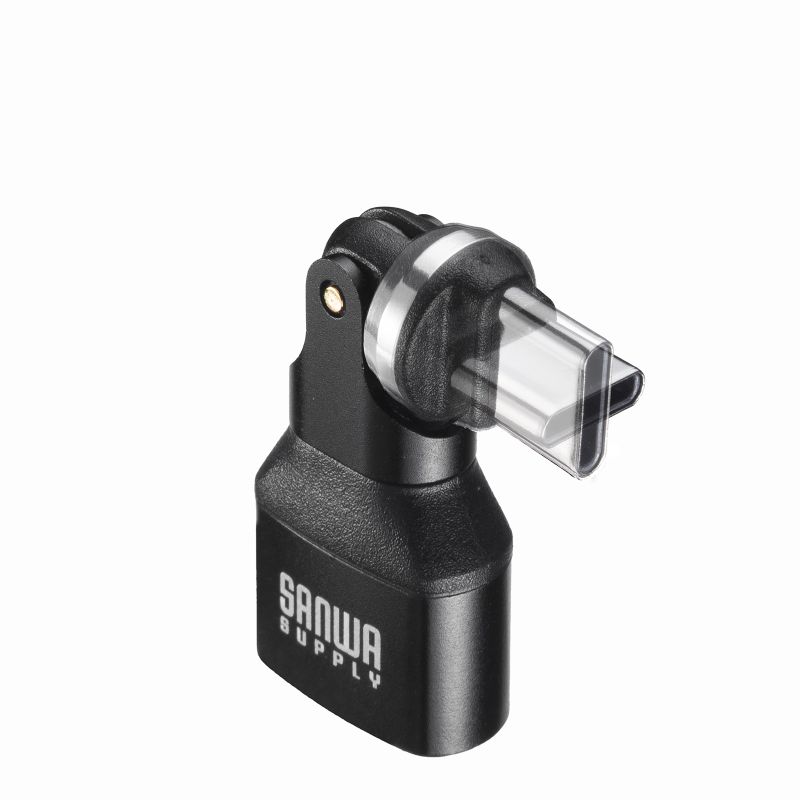 USB A to C �ϊ��A�_�v�^ 540����] �㉺���E �S�����Ή� L�� L�^ �R�l�N�^ USB2.0 Type-C�I�X-USB A���X �����ϊ� �u���b�N