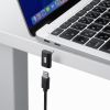 USB-C�ϊ��A�_�v�^ L���^ �����^�C�v �㉺���� USB 40Gbps �����]�� PD240W �}���[�d CtoC�R�l�N�^ �u���b�N