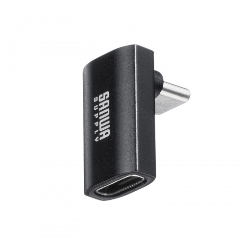 USB-C�ϊ��A�_�v�^ L���^ �����^�C�v �㉺���� USB 40Gbps �����]�� PD240W �}���[�d CtoC�R�l�N�^ �u���b�N