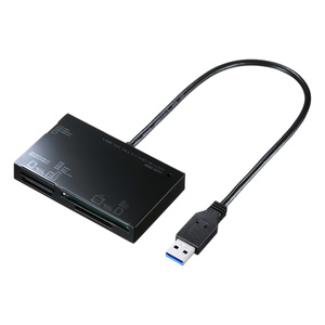 USB3.0カードリーダー（microSDXC/SDXC/CF対応・UHS-II対応)