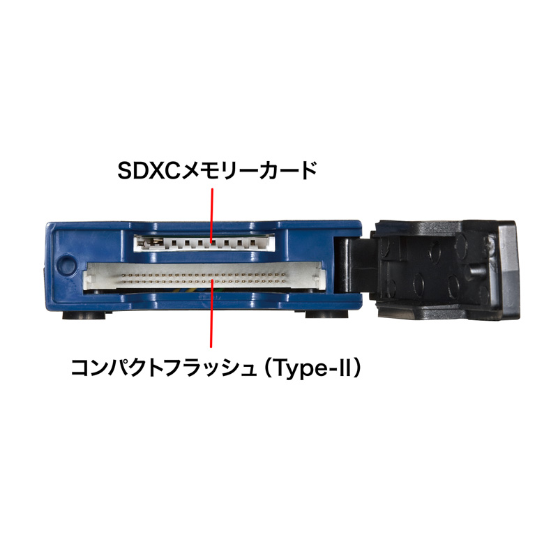 SD/CF J[h[_[ USB3.0 ARlN^ڑ Jo[t ADR-3SDCFUBK