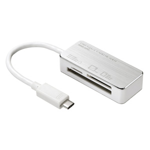 USB TypeC カードリーダー （microSDXC/SDXC/CF対応・3スロット・PS5対応)