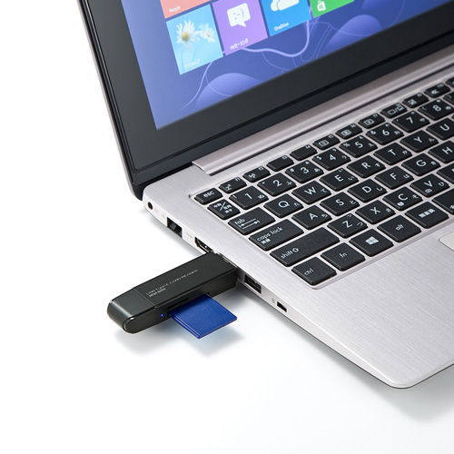 USB Type Cカードリーダー(microSDXC/SDXC対応・PS5対応)｜サンプル 
