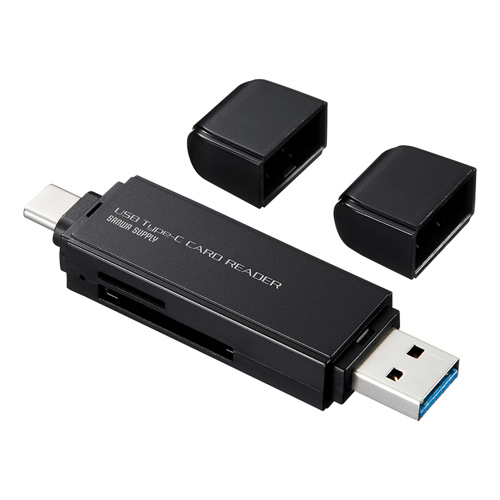USB Type Cカードリーダー(microSDXC/SDXC対応・PS5対応) ADR-3TCMS6BK