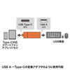 Type-Cコンパクトカードリーダー(USB　1ポート付き)