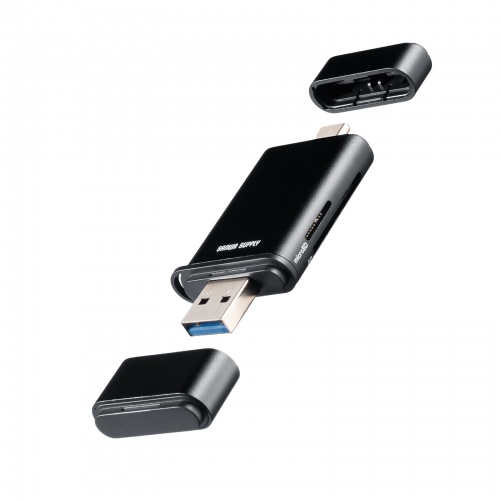 RECRUIT USBカードリーダー USB2.0カードリーダー・ライター