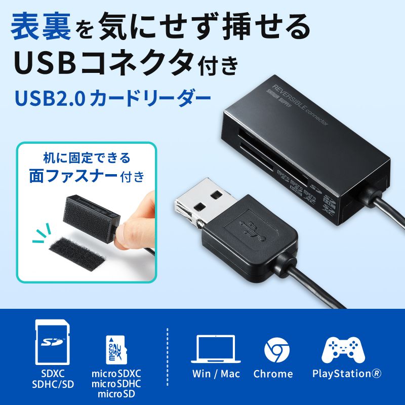 USB2.0 J[h[_[iʃt@Xi[tj ADR-MSDU3BKN