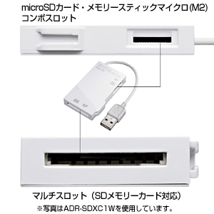 USB2.0 J[h[_[iSDAM2ΉEubNj ADR-SDXC1BK