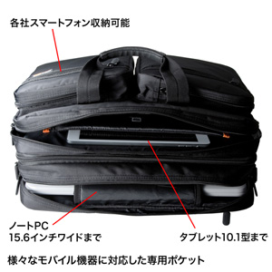 ビジネスバッグ 3WAY 出張 BAG-3WAY21BKの販売商品 |通販ならサンワ