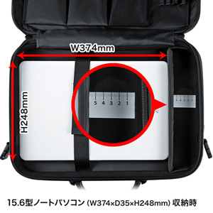サンワサプライ セミハードPCケース　17.3インチ対応 　BAG-716BK2 サンワダイレクト本店 サンワサプライ【オフィス・PC周辺通販】