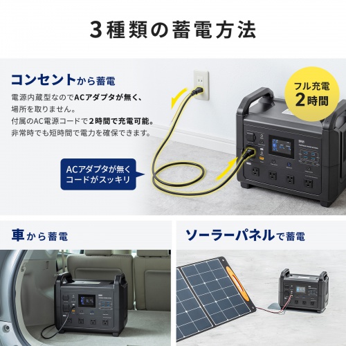 サンワサプライ BTL-RDC38 ポータブル電源 新品 サンワダイレクト本店 サンワサプライ【オフィス・PC周辺通販】