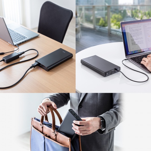 ���o�C���o�b�e���[ AC�o�͑Ή� ��e�� 20000mAh 72Wh AC65W PD45W �m�[�g�p�\�R�� �R���Z���g USB�[�d ��s�@�������݉� ���s �|�^�d �|�[�^�u���d��