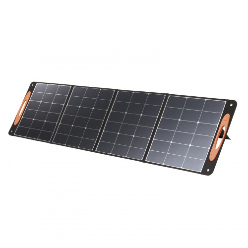 ポータブルソーラーパネル 200W ソーラーチャージャー ETFE 太陽光発電 ...