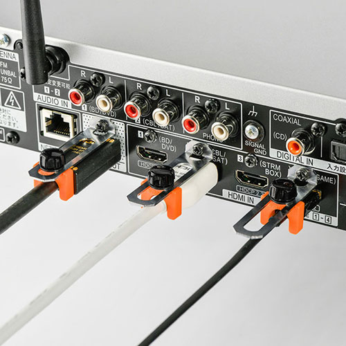 I/OロックHDMI-WIDE（AVレシーバー用HDMIプラグ対応・抜け防止・ネジ