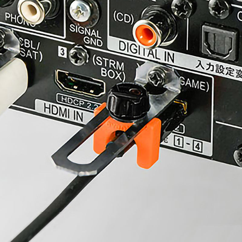 I/OロックHDMI-WIDE（AVレシーバー用HDMIプラグ対応・抜け防止・ネジ