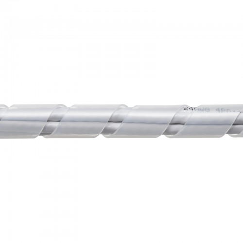 ケーブルタイ（スパイラル・ホワイト）5m巻き・内寸直径15mm CA-SP15W-5N