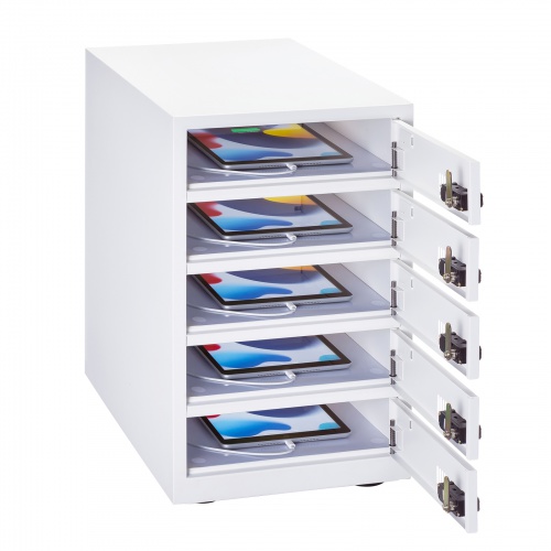 PCロッカー タブレット・Chromebook保管庫 収納庫 収納ボックス 5台