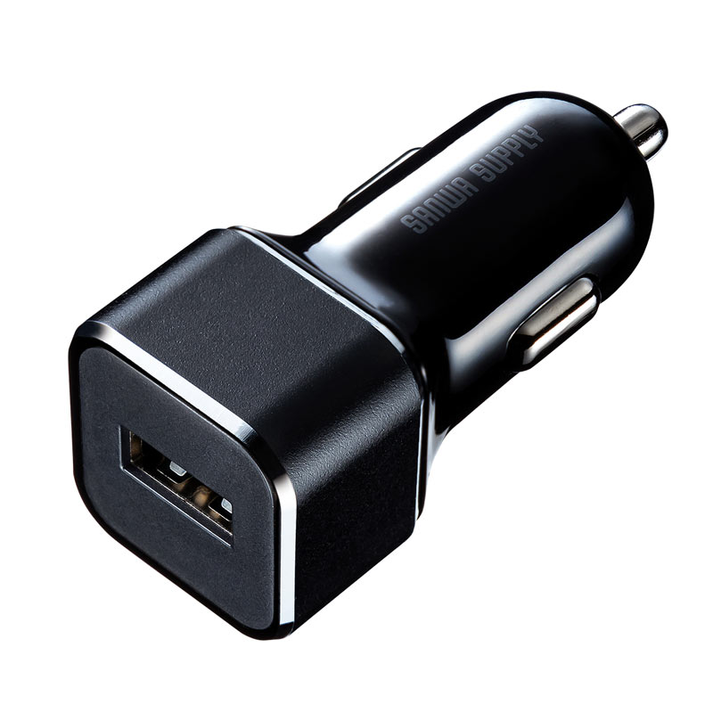 【10月まとめ買い特価対象品】カーチャージャー USB A×1 2.4A出力 12V/24V車対応