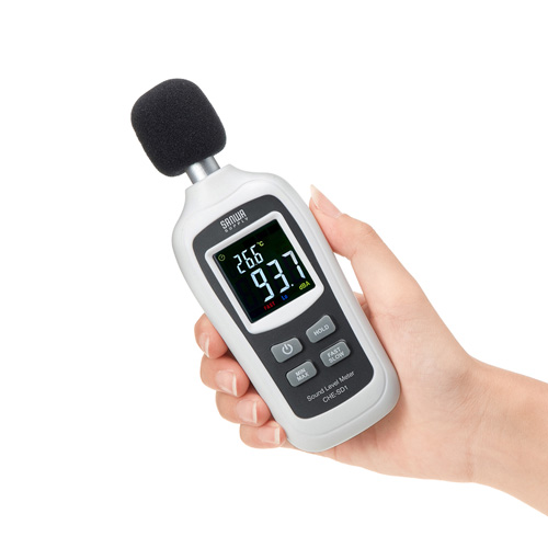 デジタル騒音計（小型・気温測定機能付き） CHE-SD1