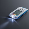 デジタル温湿度計(手持ち用・熱中症・インフルエンザ指数・紫外線指数・カレンダー機能・警告ブザー・LEDライト)