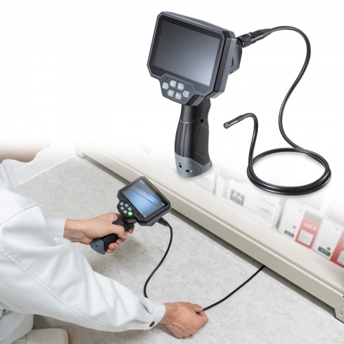 ファイバースコープ 工業用内視鏡カメラ IP67 8mm 防水カメラ