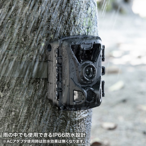 防犯カメラ 電源不要 常時録画 連続録画 人感センサー 小型 屋外 簡単