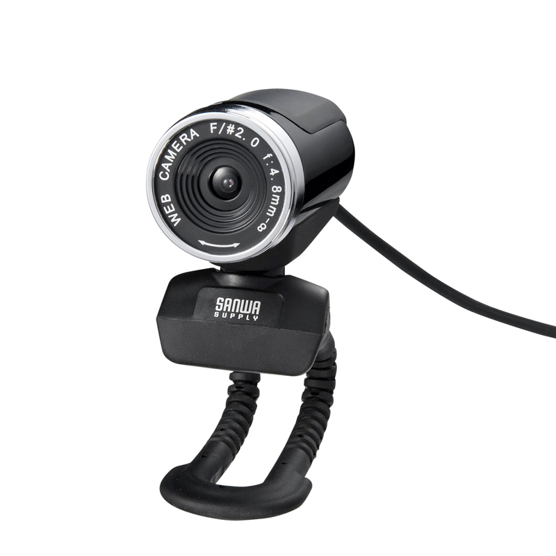 フルHD対応 WEBカメラ（1080p対応・200万画素・マイク内蔵・Zoom・Microsoft Teams・Cisco Webex  Meetings・Skype） CMS-V37BK