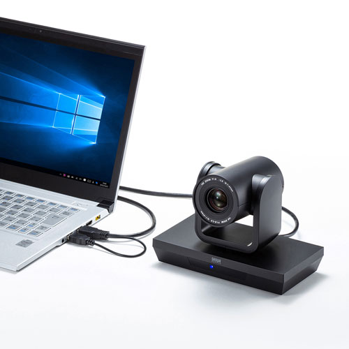 USBカメラ 10倍ズーム対応 210万画素 WEB会議 高画質 Zoom Microsoft 