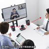 WEB会議カメラ 広角 ビデオ会議カメラ 自動追尾 マイク搭載 フルHD対応 リモコン付 グレー Zoom Skype Microsoft Teams Webex