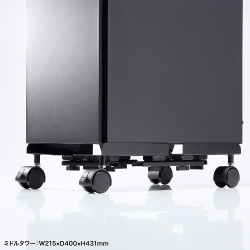 CPU�X�^���h �f�X�N�g�b�v�p �ω׏d50kg �X�`�[���� �Q�[�~���OPC �p�\�R�����b�N �p�\�R���X�^���h �L���X�^�[�t�� �ق���΍� ���E���s�����i�K����