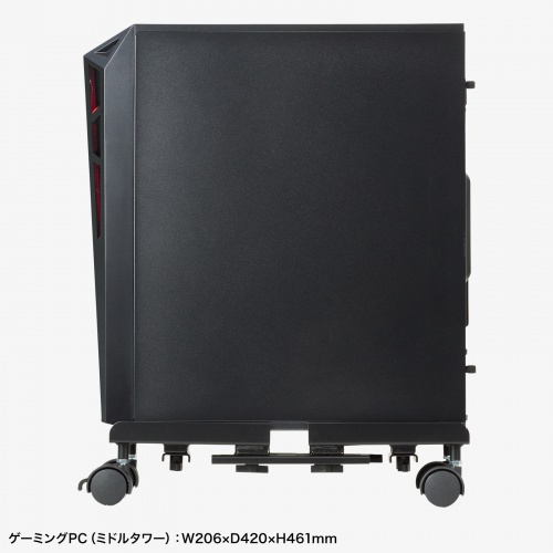 CPU�X�^���h �f�X�N�g�b�v�p �ω׏d50kg �X�`�[���� �Q�[�~���OPC �p�\�R�����b�N �p�\�R���X�^���h �L���X�^�[�t�� �ق���΍� ���E���s�����i�K����