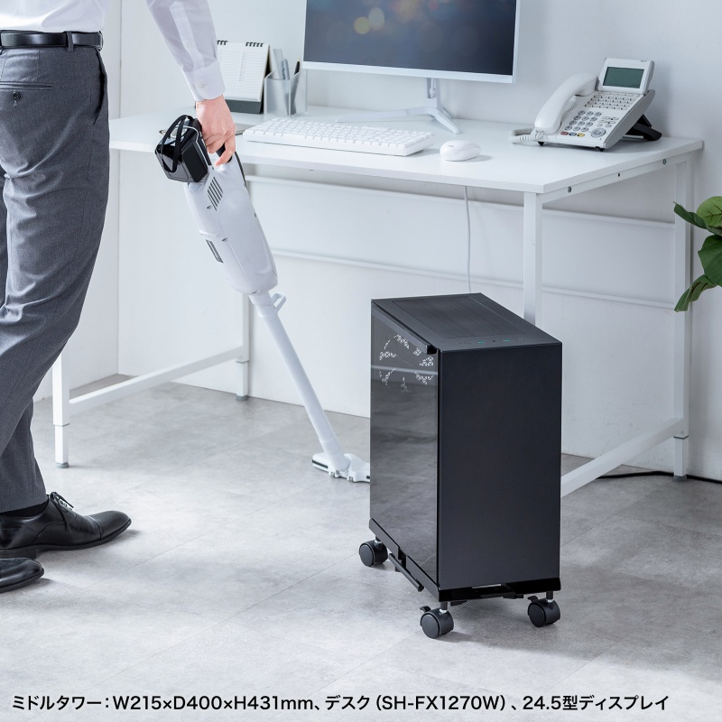 CPU�X�^���h �f�X�N�g�b�v�p �ω׏d50kg �X�`�[���� �Q�[�~���OPC �p�\�R�����b�N �p�\�R���X�^���h �L���X�^�[�t�� �ق���΍� ���E���s�����i�K����