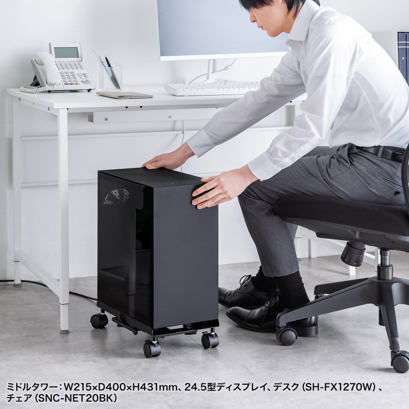 CPU�X�^���h �f�X�N�g�b�v�p �ω׏d50kg �X�`�[���� �Q�[�~���OPC �p�\�R�����b�N �p�\�R���X�^���h �L���X�^�[�t�� �ق���΍� ���E���s�����i�K����