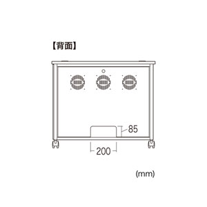 機器収納ボックス CP-401の通販ならサンワダイレクト