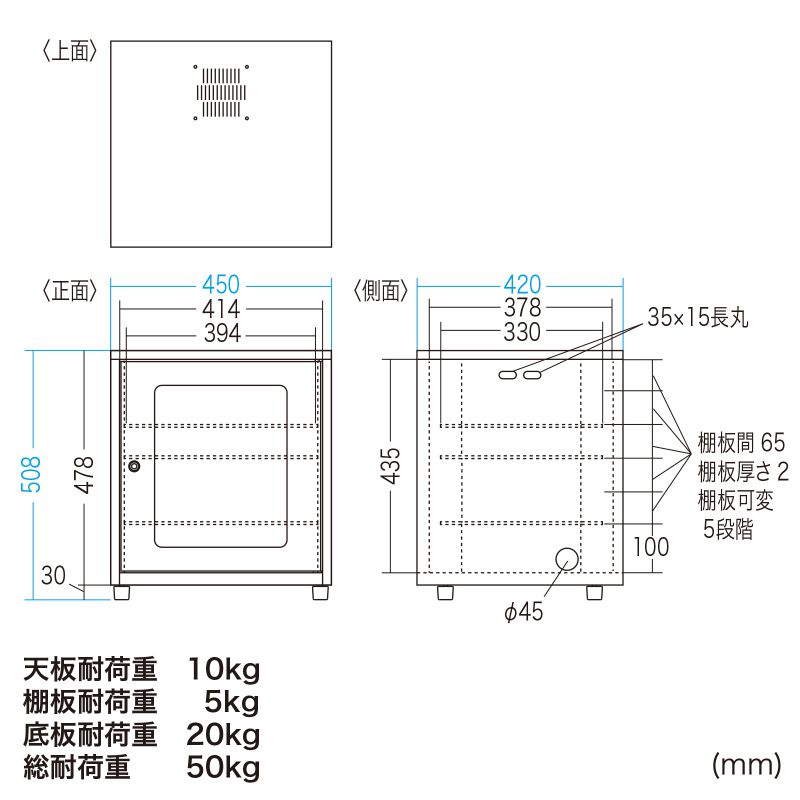 NAS・HDD・ネットワーク機器収納ボックス CP-KBOX2 |サンワダイレクト