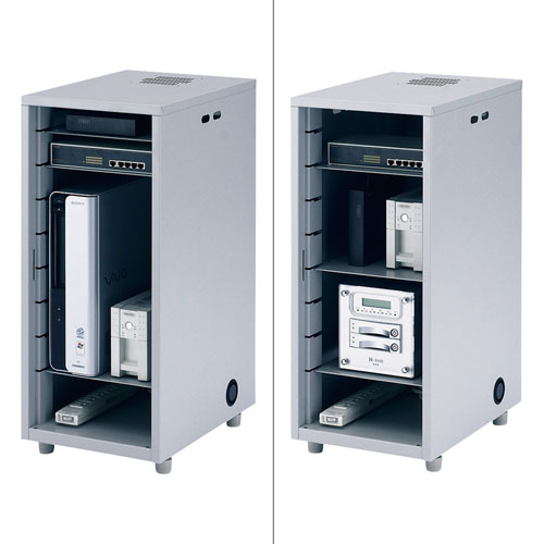 NAS・HDD・ネットワーク機器収納ボックス（H700mm）CP-KBOX3の販売商品