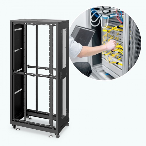 T Kさん専用 サーバーラック 19インチ 大型 36U 奥行90cm ブラック データ
