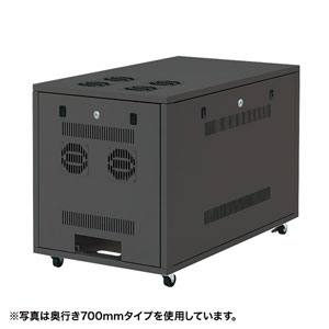 サーバーラック 19インチ 小型 12U ネットワーク機器収納ラック ルーター/NAS/ハブ/UPS 奥行100cm 横幅スリム CP-SVNC6 | サンワダイレクト