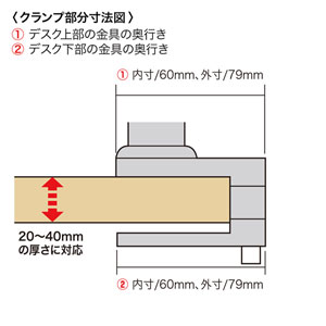 高品質好評 サンワサプライ CR-HGFHN 支柱2本セット(H750) 住設と電材