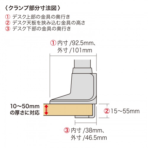 ���j�^�[�A�[�� �f�B�X�v���C�A�[�� ���^�N�����v  �ω׏d9kg 3�֐߃A�[�� 32�C���`�܂őΉ� �z���C�g