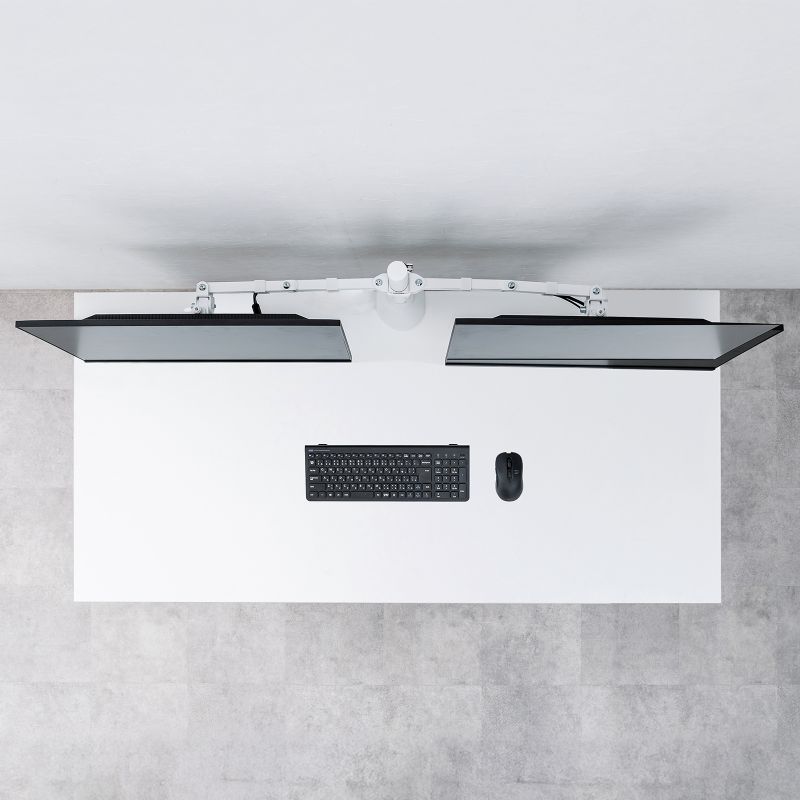 ���j�^�[�A�[�� �f�B�X�v���C�A�[�� 2��ʍ��E �f���A�����j�^�[ ���^�N�����v �ω׏d�e9kg 32�C���`�܂őΉ� �z���C�g