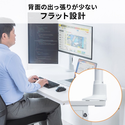 ���j�^�[�A�[�� �f�B�X�v���C�A�[�� 2��ʍ��E �f���A�����j�^�[ ���^�N�����v �ω׏d�e9kg 32�C���`�܂őΉ� �z���C�g