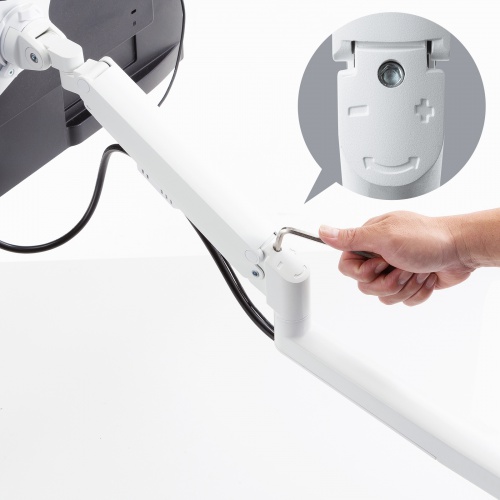 ���j�^�[�A�[�� �f�B�X�v���C�A�[�� 2��ʏ㉺���E �f���A�����j�^�[ �K�X�X�v�����O ���^�N�����v �ω׏d�e1����9kg 32�C���`�܂őΉ� �z���C�g