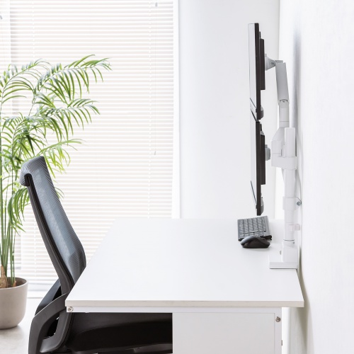 ���j�^�[�A�[�� �f�B�X�v���C�A�[�� 2��ʏ㉺���E �f���A�����j�^�[ �K�X�X�v�����O ���^�N�����v �ω׏d�e1����9kg 32�C���`�܂őΉ� �z���C�g