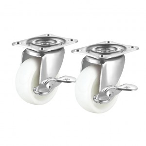 �L���X�^�[ ��t�� �ėp�L���X�^�[ 75mm�a 2�Z�b�g�i�t���[�X�g�b�p�[�t���j�i�C������