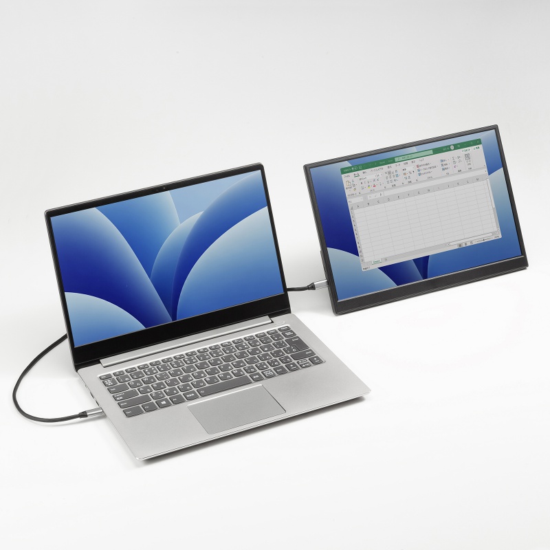 ���o�C�����j�^�[ 14�C���` �X�^���h�Ή� USB Type-C�ڑ� HDMI 1920�~1200 WUXGA ���o�C���f�B�X�v���C