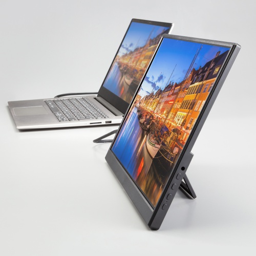 ���o�C�����j�^�[ 14�C���` �X�^���h�Ή� USB Type-C�ڑ� HDMI 1920�~1200 WUXGA ���o�C���f�B�X�v���C