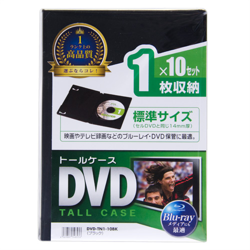 DVDۊǃP[Xi1[E10pbNEubNj DVD-TN1-10BK